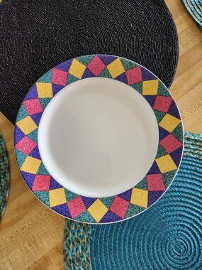 Signature Harlequin Dinner Plate